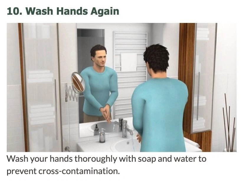 Wash hand