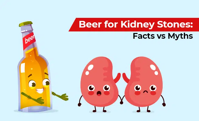 Does drinking beer dissolve kidney stones